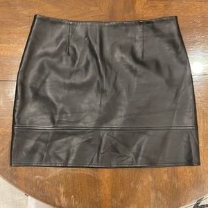 ASOS Leather Mini Skirt